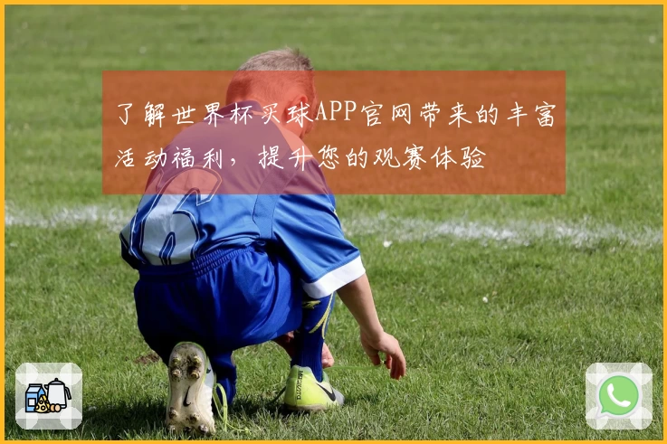 了解世界杯买球APP官网带来的丰富活动福利，提升您的观赛体验