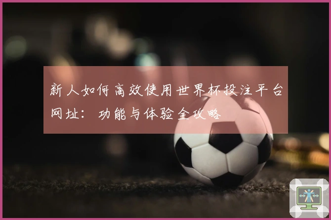 新人如何高效使用世界杯投注平台网址：功能与体验全攻略