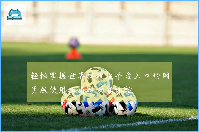 轻松掌握世界杯投注平台入口的网页版使用指南与功能体验